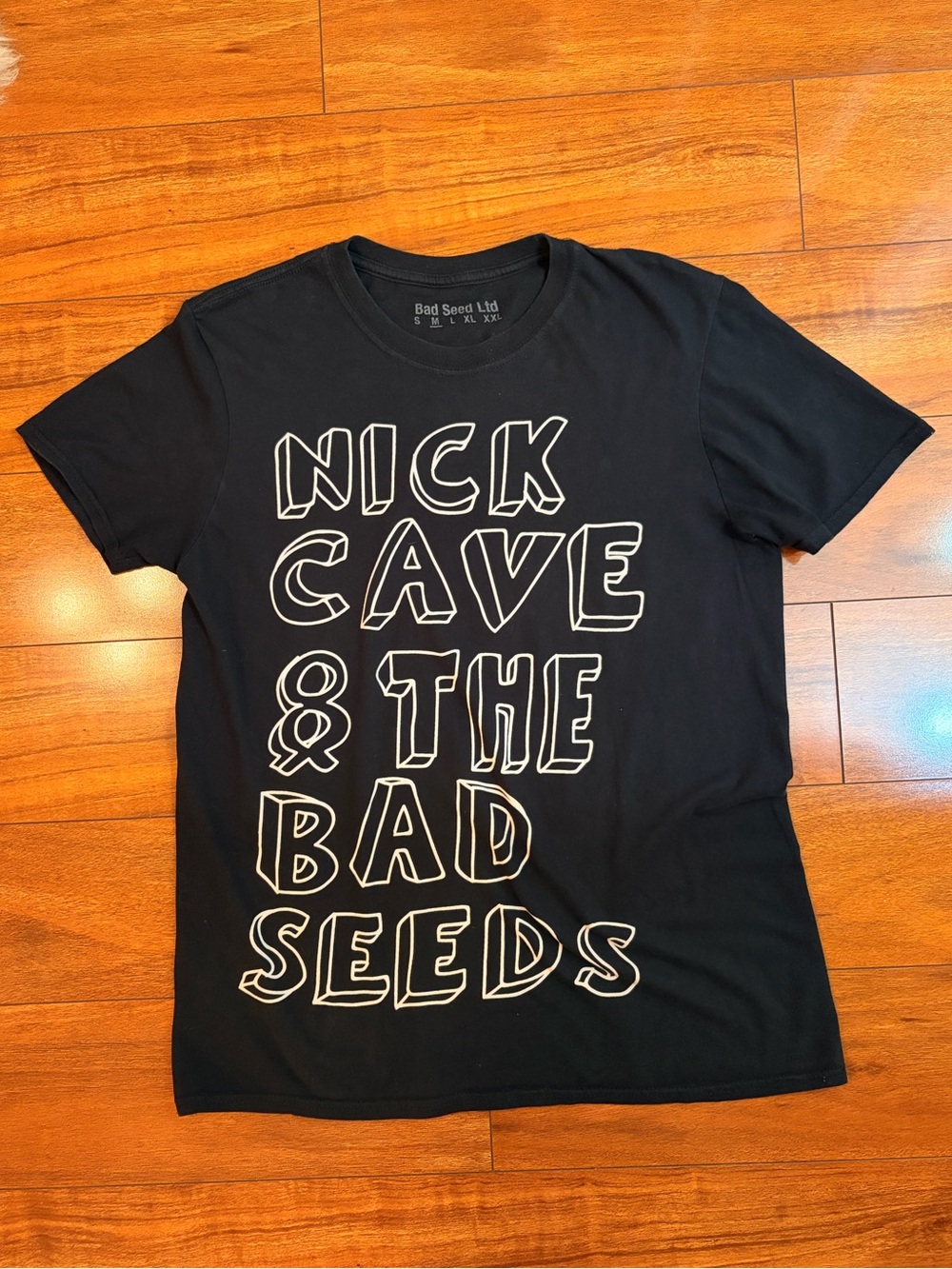 Nick Cave & The Bad Seeds Black Graphic Short-Sleeve Tee